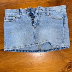 Brandy Melville Blue Denim Mini Skirt